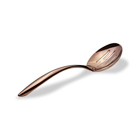 Bon Chef Ez Use Banquet Slotted Serving Spoon W/Hollow Coolhandle 9-3/4 - Rose Gold 9464RG